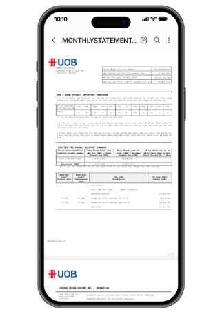 You will be able to view tyour eStatement as a PDF document