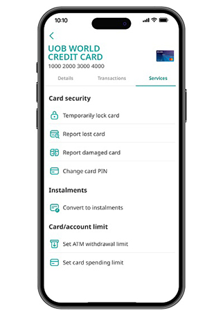 Reset debit/ credit card PIN