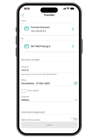 Transfer to other UOB accounts and other banks