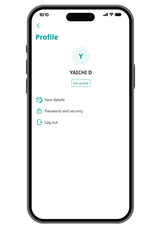 Update personal details​
