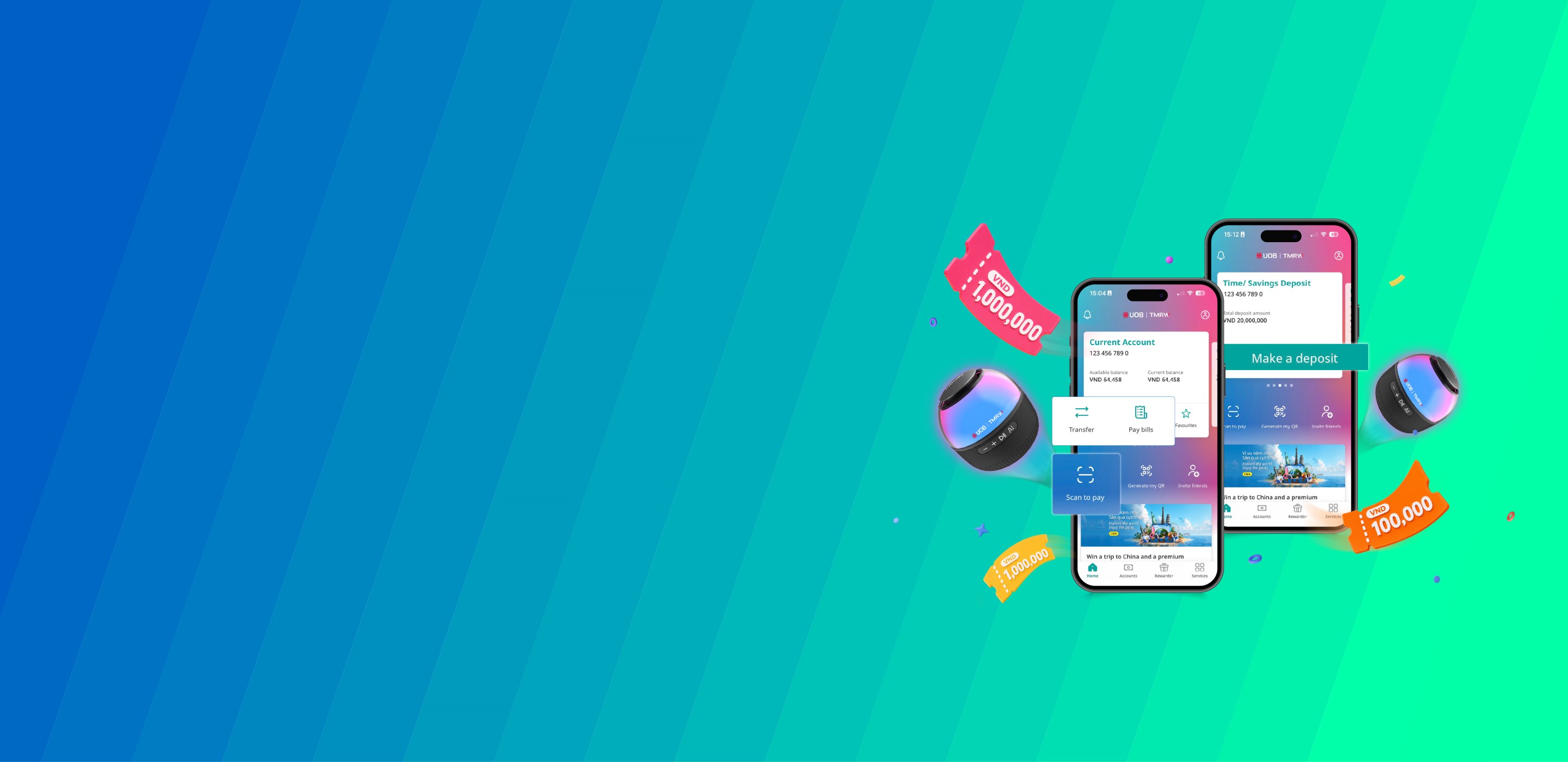 Make transactions now and get amazing gifts